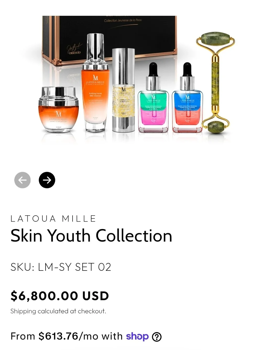 Latoua Mille Hyaluronic Acid Serum - Gold